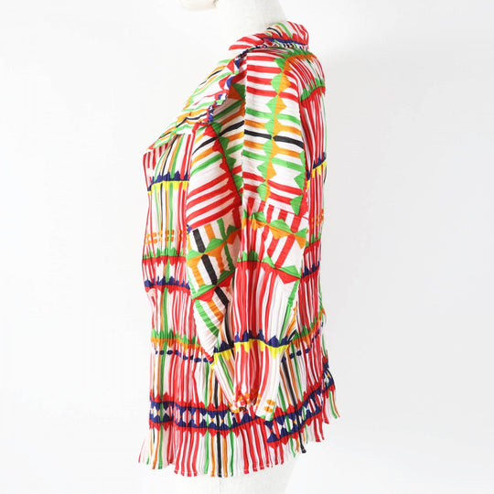 PLEATS PLEASE ensemble PP22-JK739�^PP22-JK791 Main: 100% polyester Multi Women 3 Used Authentic