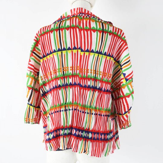 PLEATS PLEASE ensemble PP22-JK739�^PP22-JK791 Main: 100% polyester Multi Women 3 Used Authentic