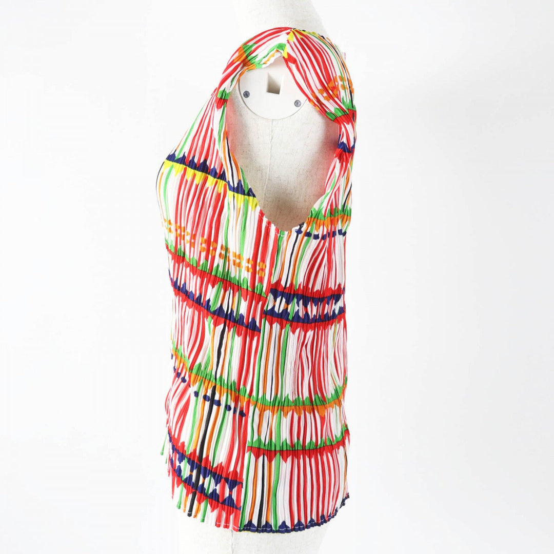 PLEATS PLEASE ensemble PP22-JK739�^PP22-JK791 Main: 100% polyester Multi Women 3 Used Authentic