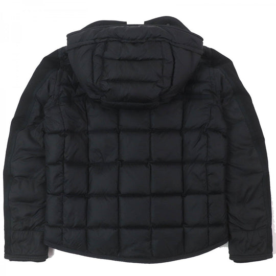 MONCLER Down jacket Outer: 100% nylon, Lining: 100% nylon, Part: 100% wool, Leather part: cowhide, Filling: 90% down black RYAN mens 2 Used Authentic