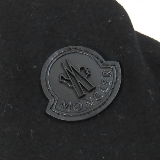 MONCLER Down jacket Outer: 100% nylon, Lining: 100% nylon, Part: 100% wool, Leather part: cowhide, Filling: 90% down black RYAN mens 2 Used Authentic