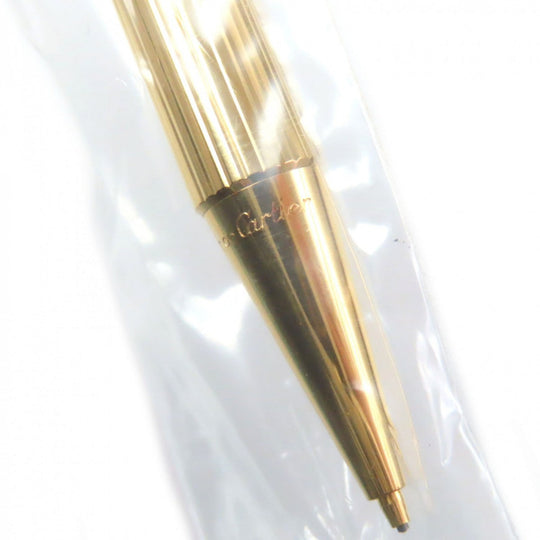 CARTIER Ballpoint pen Gold Plated gold Trinity Must de Cartier mens Used Authentic
