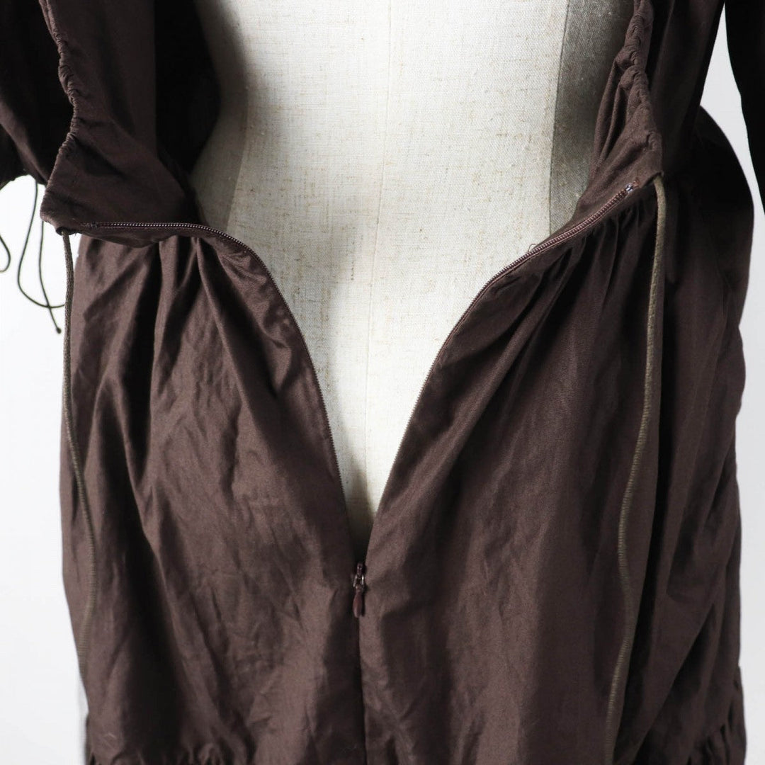 CECILIE BAHNSEN one piece 1577-343-8672 Main: 100% cotton Dark brown Women 6 Used Authentic