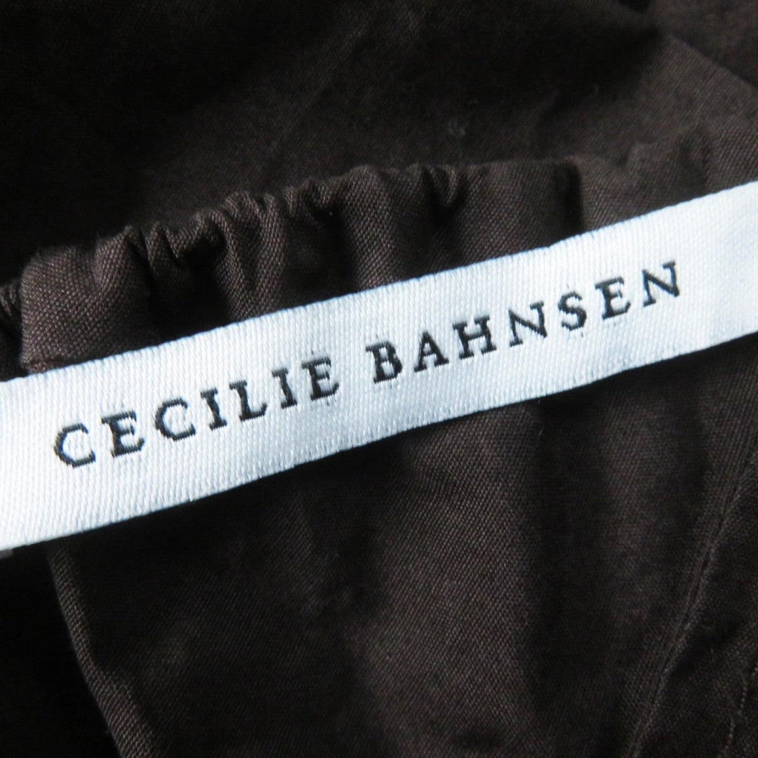 CECILIE BAHNSEN one piece 1577-343-8672 Main: 100% cotton Dark brown Women 6 Used Authentic