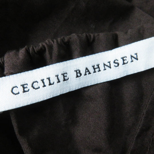 CECILIE BAHNSEN one piece 1577-343-8672 Main: 100% cotton Dark brown Women 6 Used Authentic