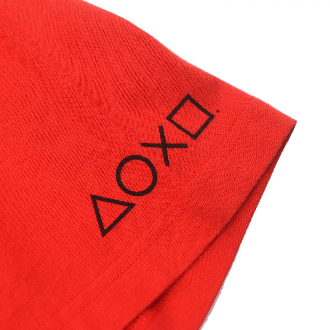 BALENCIAGA Short sleeve T-shirt 651795 Main: 100% cotton Red PS5 PlayStation 5 mens XXS Used Authentic