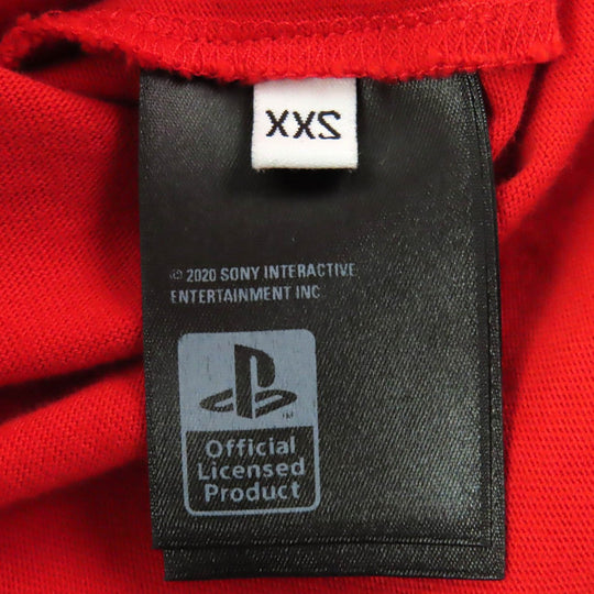BALENCIAGA Short sleeve T-shirt 651795 Main: 100% cotton Red PS5 PlayStation 5 mens XXS Used Authentic