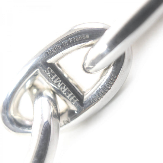 HERMES bracelet Main�FAG925 Silver Chene DunkleGM mens Used Authentic