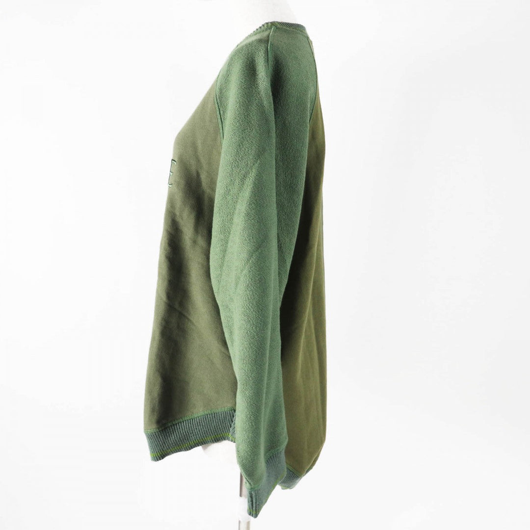 LOEWE sweat S540Y24J01 Main: 100% cotton, part: 100% wool, part: 100% rayon khaki Women S Used Authentic