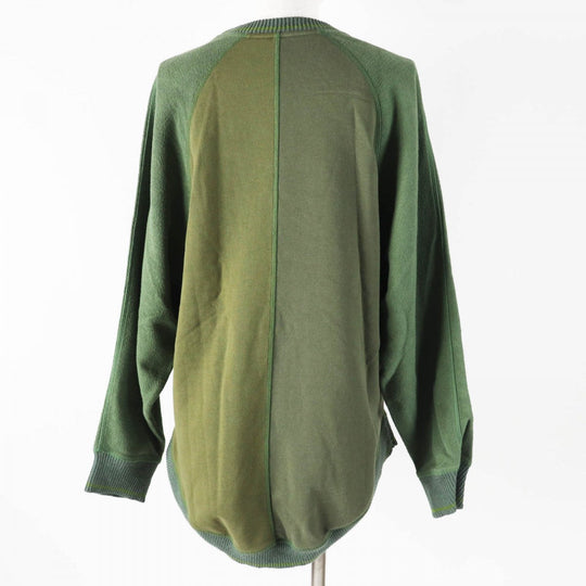 LOEWE sweat S540Y24J01 Main: 100% cotton, part: 100% wool, part: 100% rayon khaki Women S Used Authentic