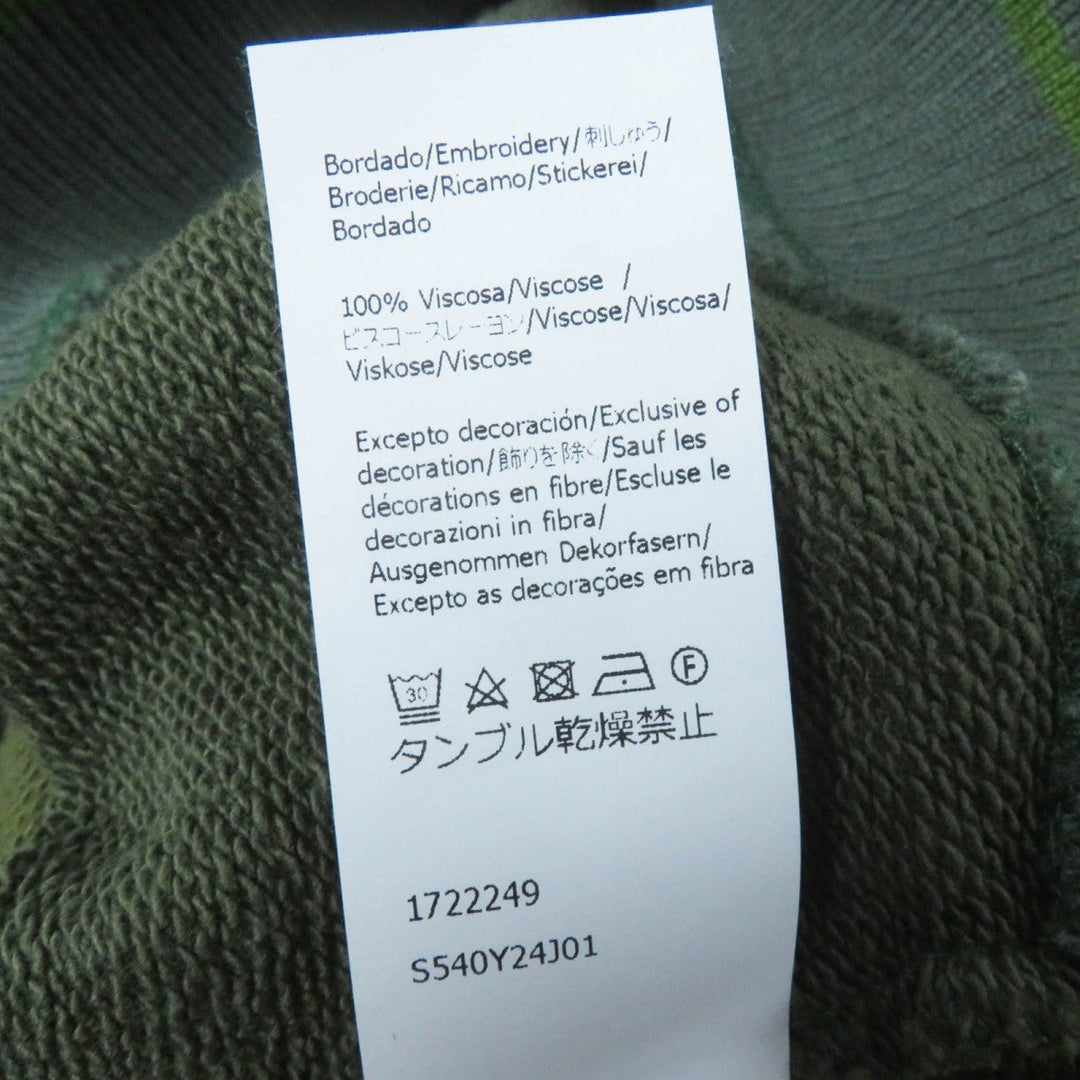 LOEWE sweat S540Y24J01 Main: 100% cotton, part: 100% wool, part: 100% rayon khaki Women S Used Authentic