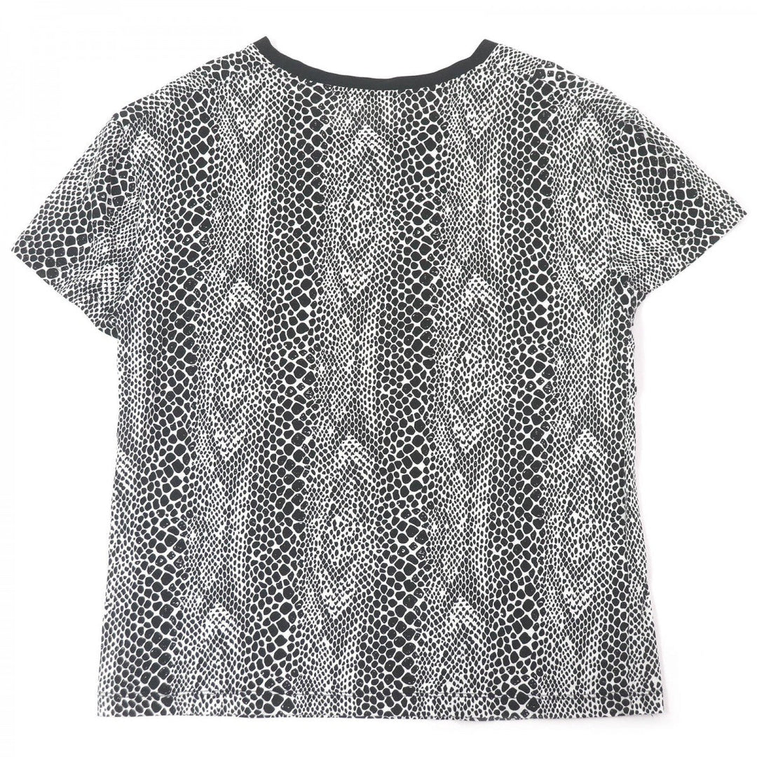 CELINE Short sleeve T-shirt 2X008378E Main: 100% cotton Black White mens S Used Authentic