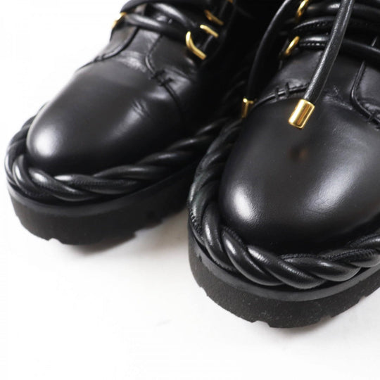Valentino Garavani short boots UW2S0AA1 Lamb leather black CONBAT BOOT Combat boots 36