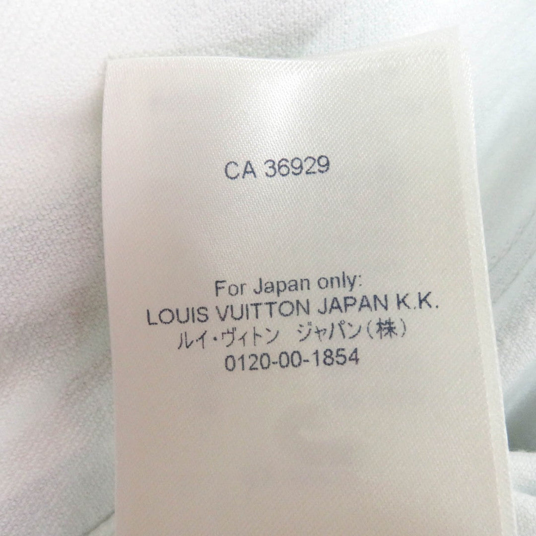 LOUIS VUITTON Denim Jacket Outer: 98% cotton, Outer: 2% polyurethane, Lining: 100% cotton Blue type mens 52 Used Authentic