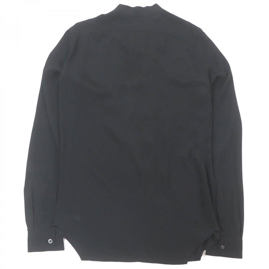 Rick Owens Long sleeve shirt RU20S7298 Main: 62% acetate, Main: 38% silk black mens 46 Used Authentic