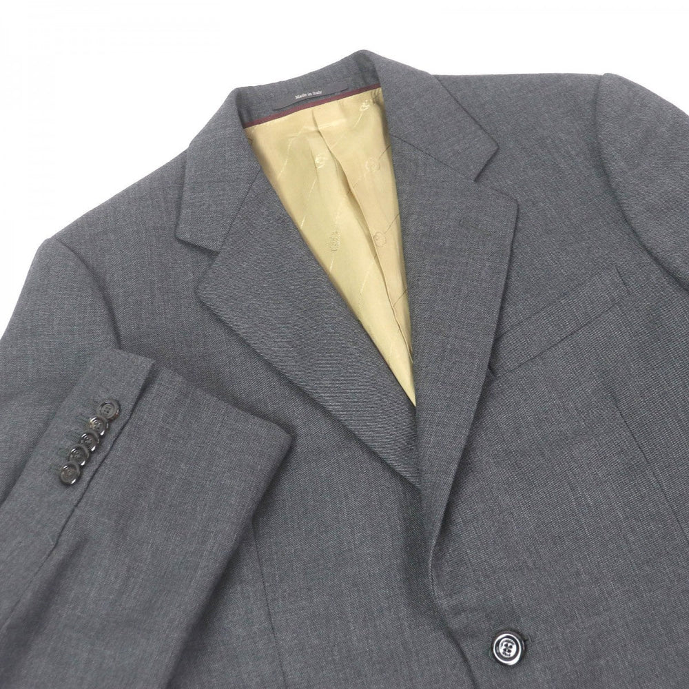 GUCCI tailored jacket 625378 Outer: 100% wool, Lining: 100% rayon, Sleeve lining: 100% cupra gray mens 50 Used Authentic