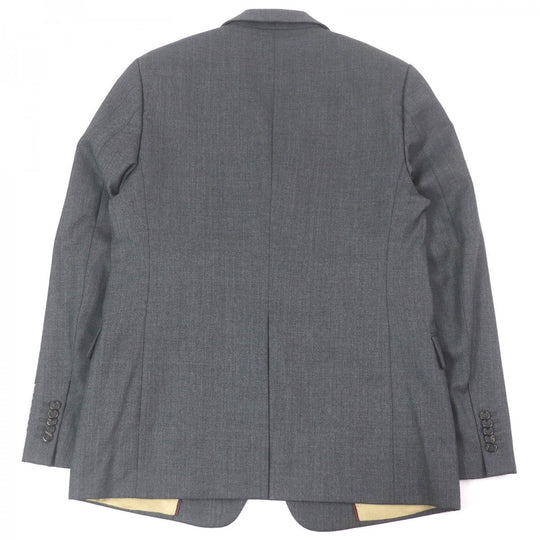 GUCCI tailored jacket 625378 Outer: 100% wool, Lining: 100% rayon, Sleeve lining: 100% cupra gray mens 50 Used Authentic