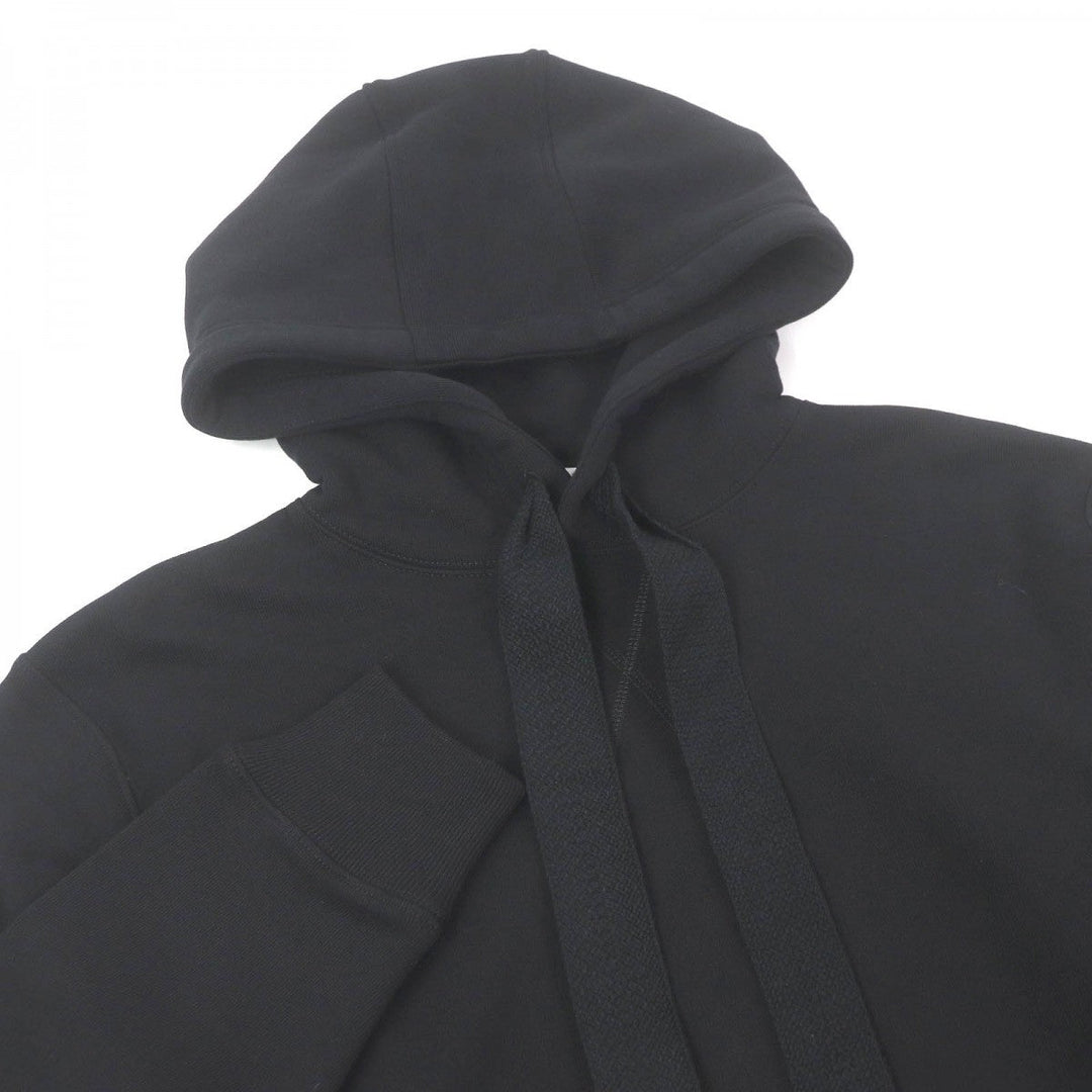 LOEWE Hoodie H526Y25X05 Main: 100% cotton, Part: 100% polyester black mens XXS Used Authentic