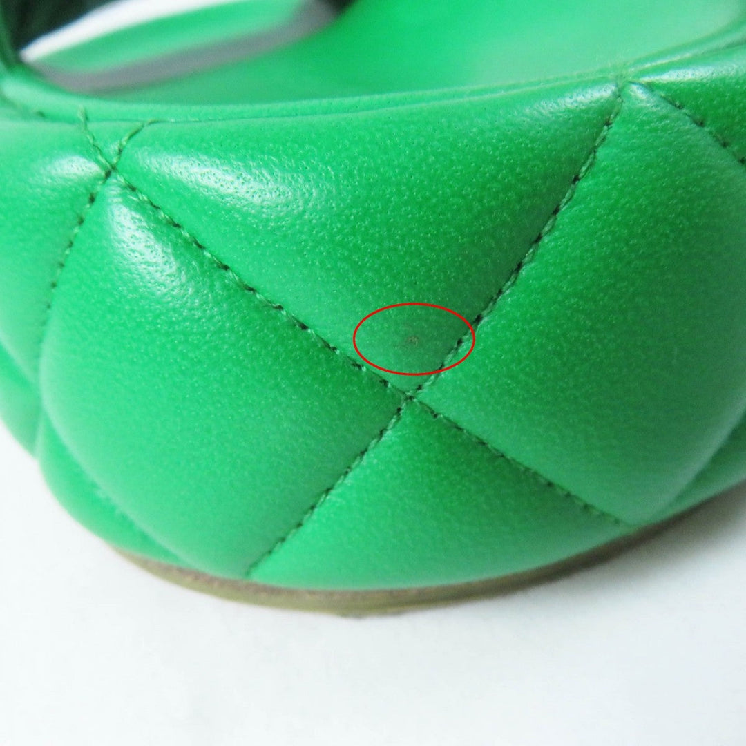 BOTTEGAVENETA Sandals Main: Leather green Women 36 Used Authentic
