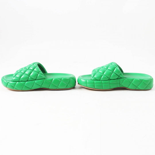 BOTTEGAVENETA Sandals Main: Leather green Women 36 Used Authentic