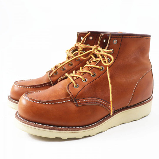 RED WING short boots 3375 Main: Leather Brown Classic Moc Classic Moc Women 7.5 Used Authentic