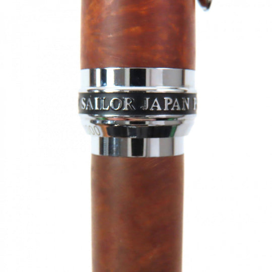 SAILOR fountain pen Nib: 21K Brown silver PROFIT Plot 30th Anniversary Briar mens Used Authentic