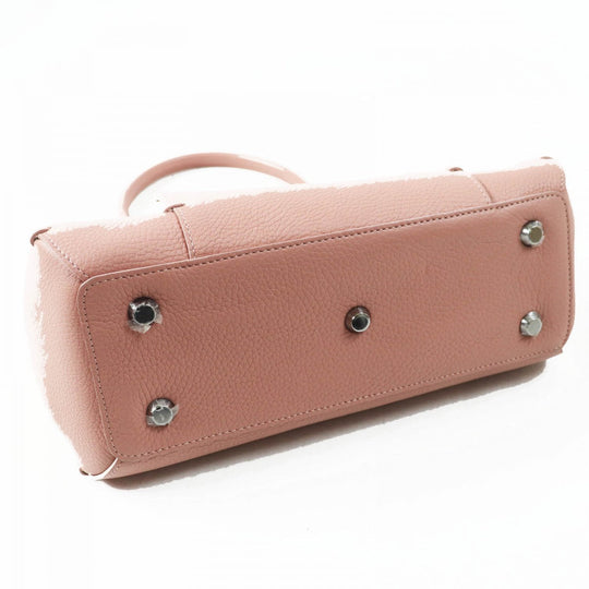 Longchamp Handbag 2077886258 Main: Leather Dusty Pink Madeleine Women Used Authentic