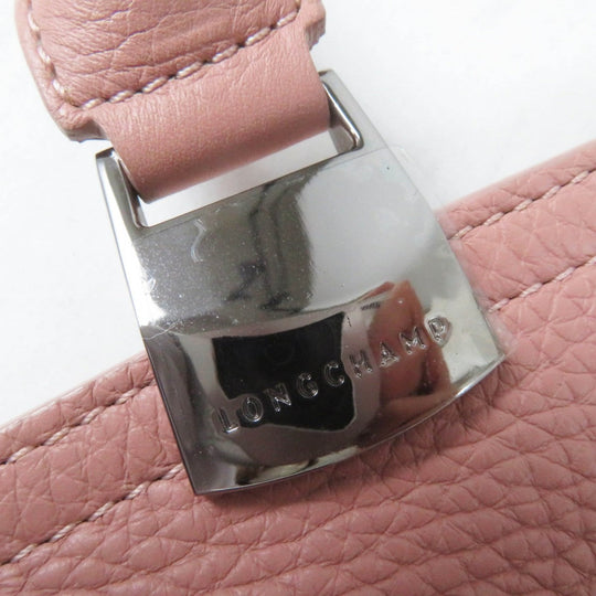 Longchamp Handbag 2077886258 Main: Leather Dusty Pink Madeleine Women Used Authentic
