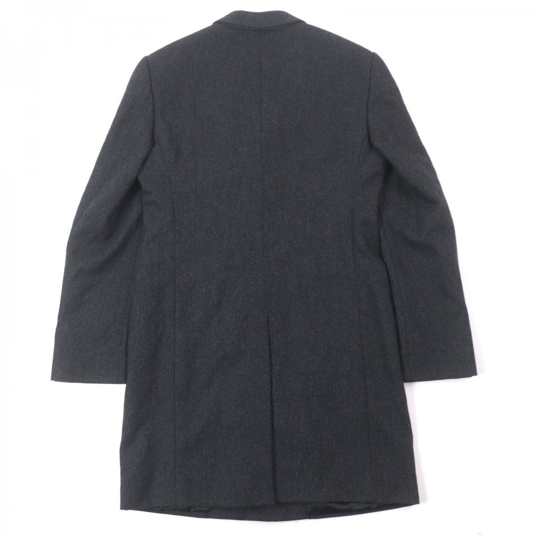 EMPORIO ARMANI Chester coat Outer: 100% wool, Lining: 100% cupra Dark gray T LINE mens 46 Used Authentic