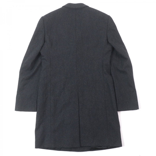 EMPORIO ARMANI Chester coat Outer: 100% wool, Lining: 100% cupra Dark gray T LINE mens 46 Used Authentic