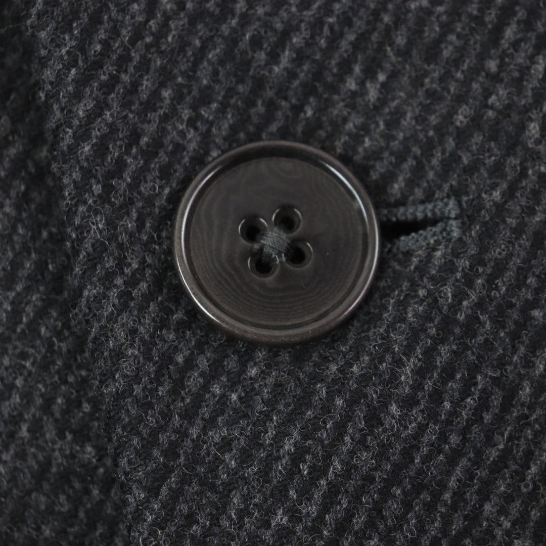 EMPORIO ARMANI Chester coat Outer: 100% wool, Lining: 100% cupra Dark gray T LINE mens 46 Used Authentic