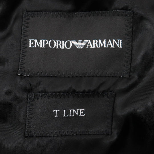 EMPORIO ARMANI Chester coat Outer: 100% wool, Lining: 100% cupra Dark gray T LINE mens 46 Used Authentic