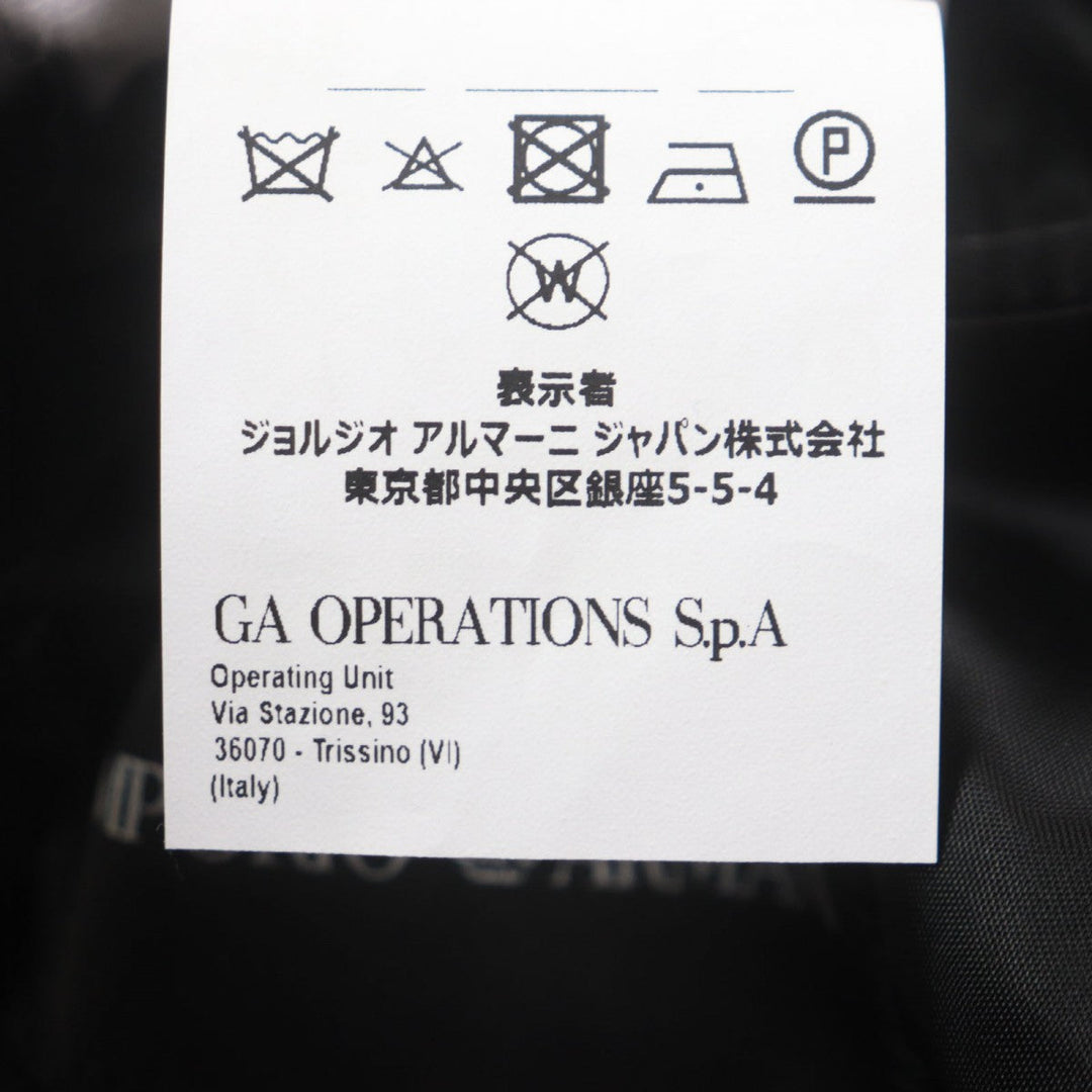 EMPORIO ARMANI Chester coat Outer: 100% wool, Lining: 100% cupra Dark gray T LINE mens 46 Used Authentic