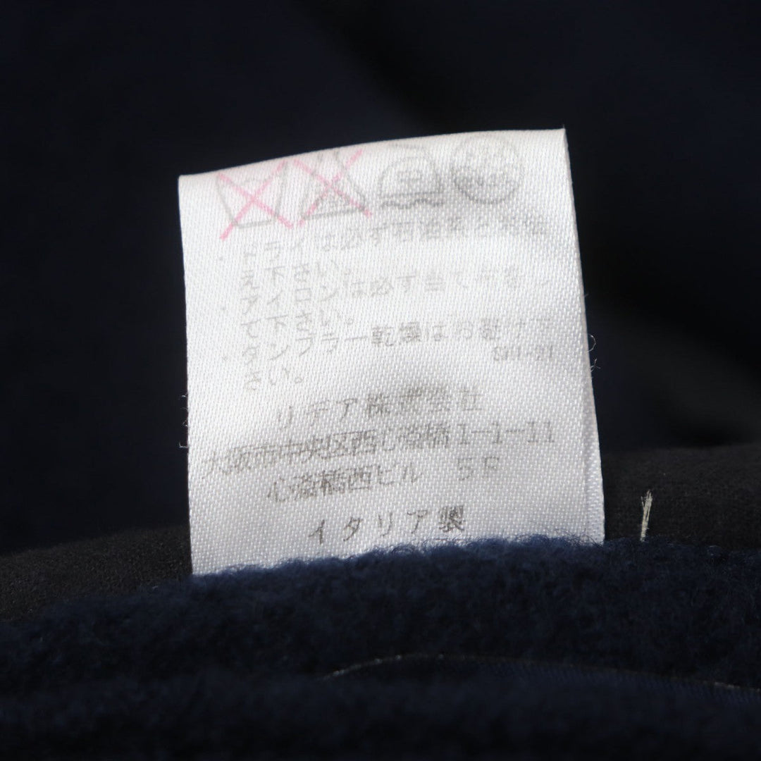 LARDINI Chester coat Outer: 100% wool, Lining: 70% acetate, Lining: 30% cupra Navy mens Used Authentic