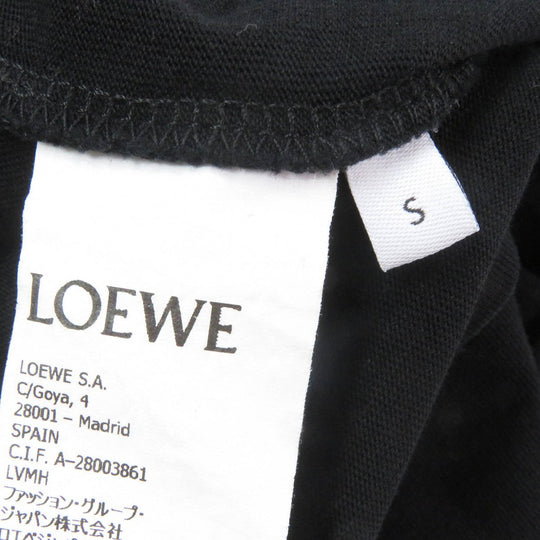 LOEWE Short sleeve T-shirt H526Y22X99 Main: 100% cotton, some parts: 99% cotton, some parts: 1% elastane black mens S Used Authentic