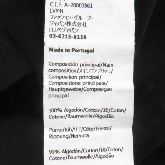 LOEWE Short sleeve T-shirt H526Y22X99 Main: 100% cotton, some parts: 99% cotton, some parts: 1% elastane black mens S Used Authentic