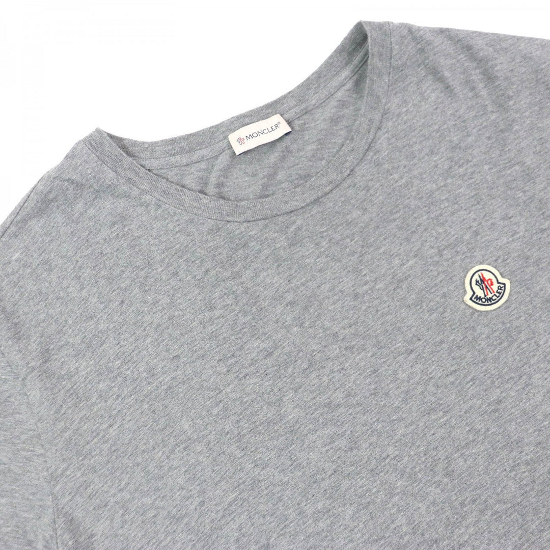 MONCLER Short sleeve T-shirt G20918C00055 Main: 100% cotton, Part: 100% cotton gray mens Used Authentic