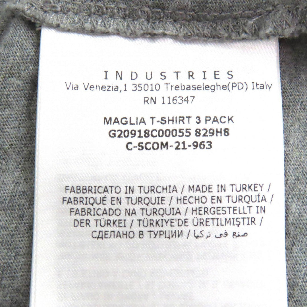 MONCLER Short sleeve T-shirt G20918C00055 Main: 100% cotton, Part: 100% cotton gray mens Used Authentic