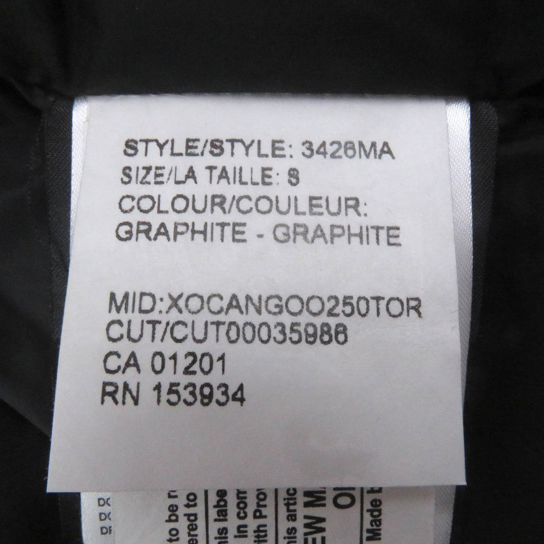 CANADA GOOSE Down jacket 3426MA Main: 85% polyester, Main: 15% cotton, Lining: 100% nylon, Filling: 80% down, Filling: 20% feather gray CHATEAU PARKA mens S Used Authentic