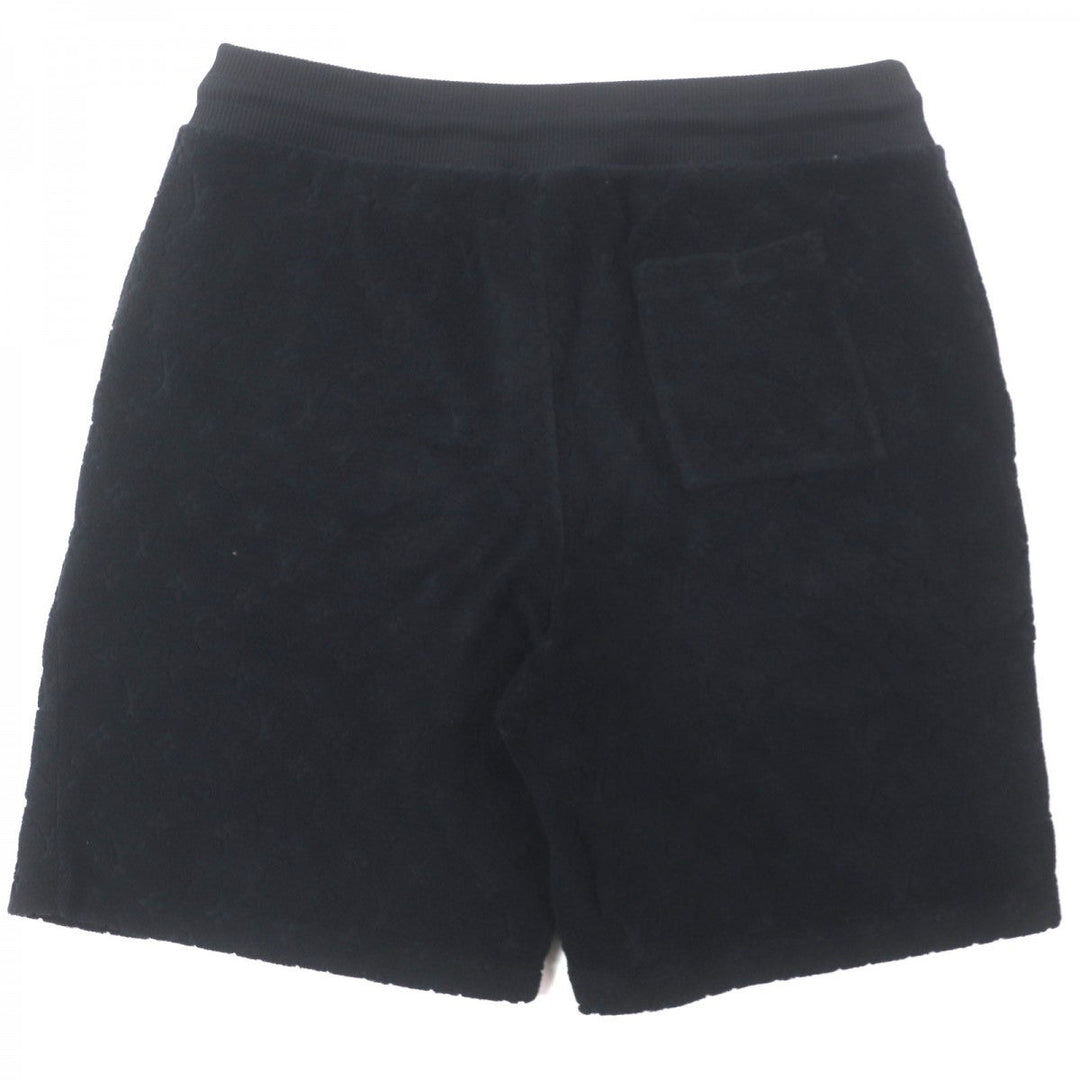 LOUIS VUITTON Shorts Main: 83% cotton, Main: 17% nylon black Monogram French Terry Shorts mens S Used Authentic