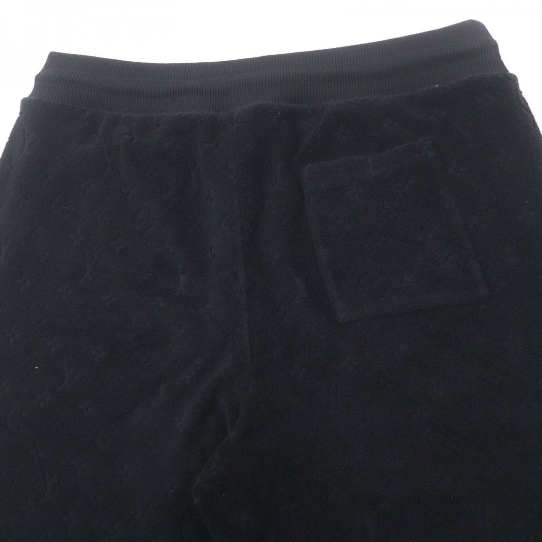 LOUIS VUITTON Shorts Main: 83% cotton, Main: 17% nylon black Monogram French Terry Shorts mens S Used Authentic