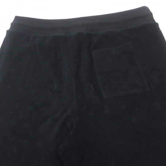 LOUIS VUITTON Shorts Main: 83% cotton, Main: 17% nylon black Monogram French Terry Shorts mens S Used Authentic