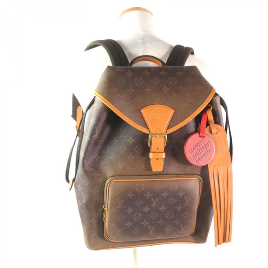 LOUIS VUITTON Backpack M11540 Main: Monogram Dust Canvas, Part: Leather Monogram Brown Monogram Dust Montsouris Backpack mens Used Authentic