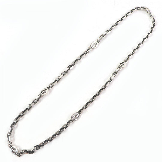 GUCCI Necklace Main�FAG925

,�\ Silver mens Used Authentic