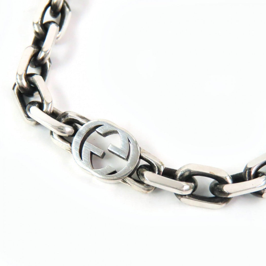 GUCCI Necklace Main�FAG925

,�\ Silver mens Used Authentic