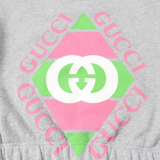 GUCCI sweat 717404 Main: 100% cotton gray Women S Used Authentic