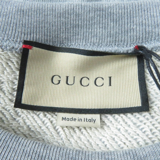 GUCCI sweat 717404 Main: 100% cotton gray Women S Used Authentic