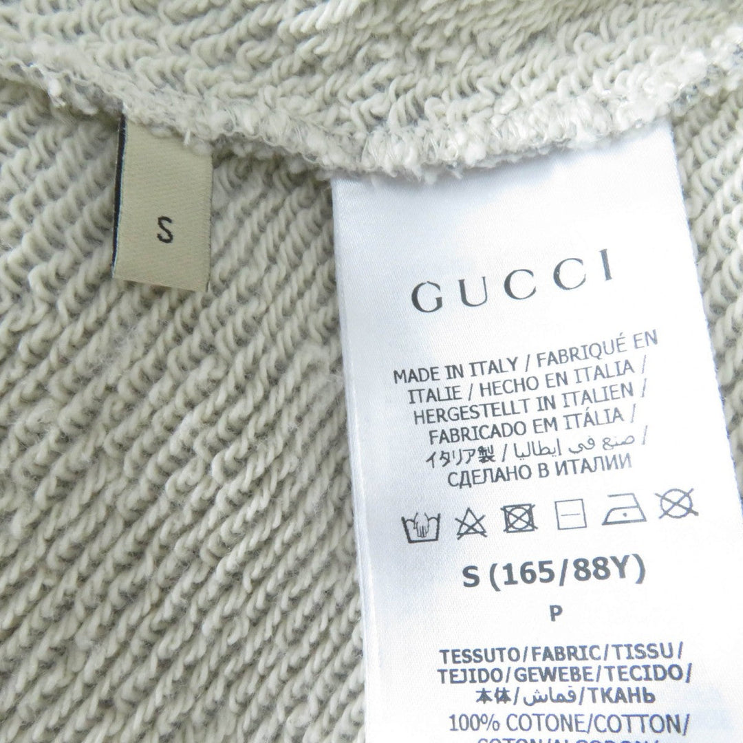 GUCCI sweat 717404 Main: 100% cotton gray Women S Used Authentic