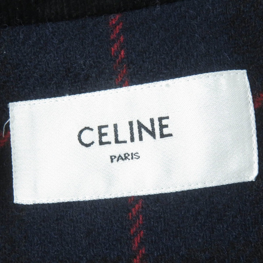 CELINE Jacket 2W523364P Main: 100% nylon, Part: 100% cotton, Lining: 100% wool, Sleeve lining: 100% rayon, Filling: 100% polyester black Women 38 Used Authentic