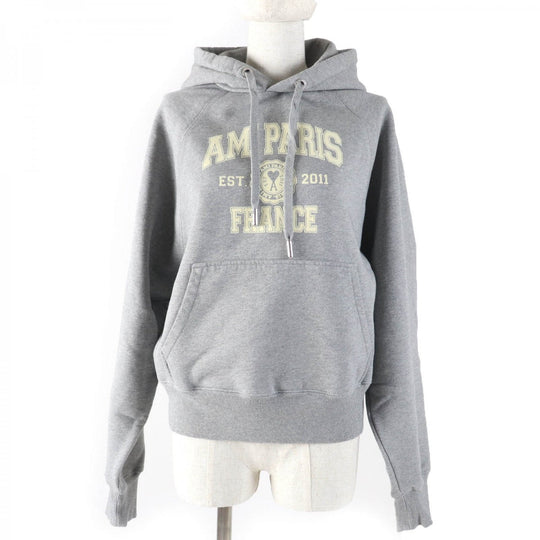 AMI Paris Hoodie USW210.747 cotton gray Women S Used Authentic